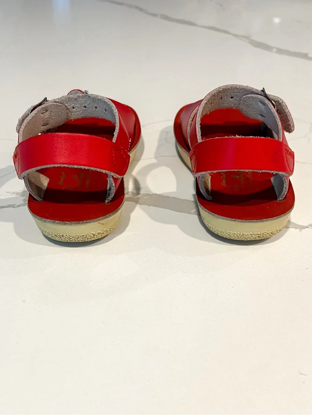 Saltwater Red Sun San Surfer Adjustable Buckle Sandals Toddler Sz 10